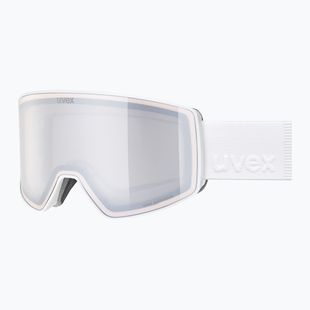 Ski goggles UVEX Scenic P S0-S4 white matt/mirror silver/pola