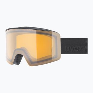 Ski goggles UVEX Ignite LG S2 black Mmatt/yellow