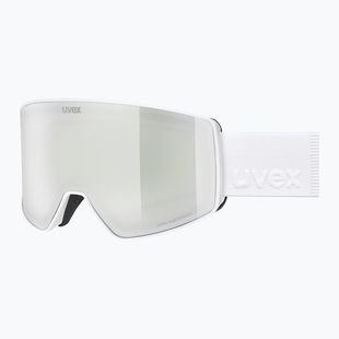 Ski goggles UVEX Scenic FM S2 white matt/mirror silver