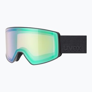 Ski goggles UVEX Scenic FM S2 black matt/mirror green