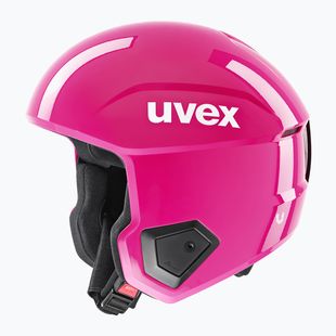 Children's ski helmet UVEX Race Up pink