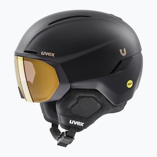 Ski helmet UVEX Ultimate Horizon MIPS black/black mat