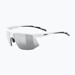 Sunglasses UVEX Aerios Small V white matt/smoke