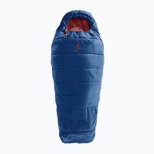 Children's sleeping bag deuter Starlight nightblue/redwood