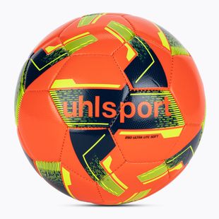 Football ball uhlsport Lite Soft 290 fluo red/navy/fluo yellow size 5
