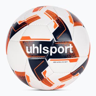 Football uhlsport Lite Soft 290 white/navy/fluo orange size 3