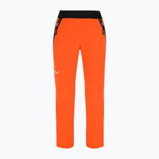 Salewa children's trekking trousers Rosengarten DST red orange