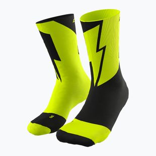 DYNAFIT No Pain No Gain socks neon yellow black out