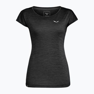 Women's trekking shirt Salewa Puez Melange Dry black out melange