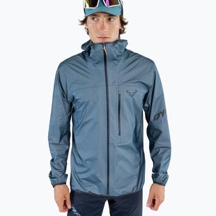 Men's DYNAFIT Traverse GTX rain jacket mallard blue