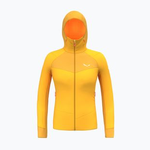 Women's trekking sweatshirt Salewa Agner PL Hooded gold