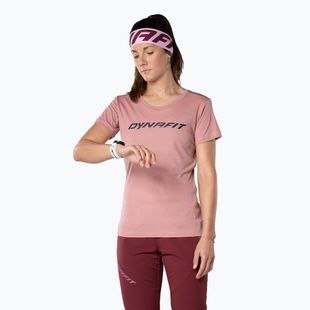 Women's DYNAFIT Traverse 2 mokarosa trekking shirt