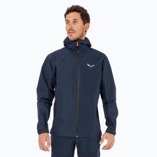 Men's rain jacket Salewa Puez Aqua 4 PTX 2.5L navy blazer/0910