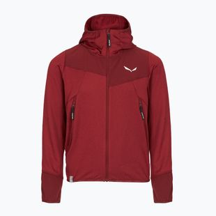 Salewa children's trekking sweatshirt Agner Melange PL FZ Hoody syrah