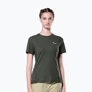 Salewa Puez Dry women's trekking shirt dark olive