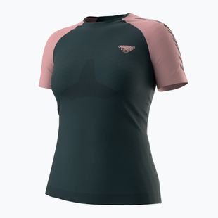 Women's DYNAFIT Ultra 3 S-Tech blueberry mokarosa running shirt