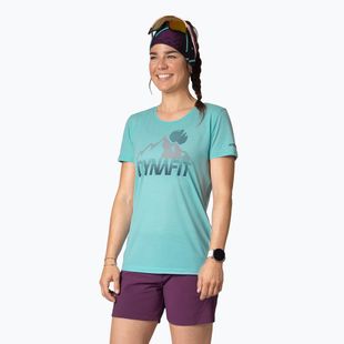 DYNAFIT Transalper Graphic SS women's trekking T-shirt marine blue