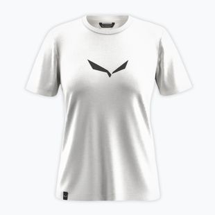 Women's T-shirt Salewa Solid Dry white new logo