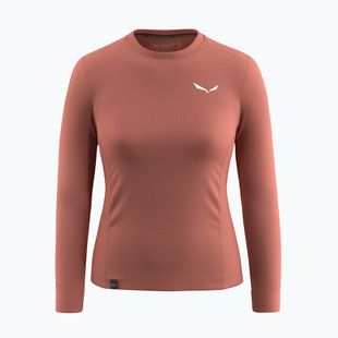 Women's trekking longsleeve Salewa Puez Dry etruscan red