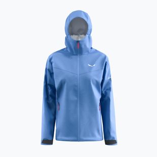 Salewa women's rain jacket Puez Aqua 4 PTX 2.5L morning blue