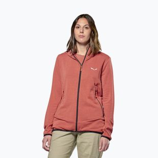 Salewa women's trekking sweatshirt Agner Hemp 2 Hooded etruscan red