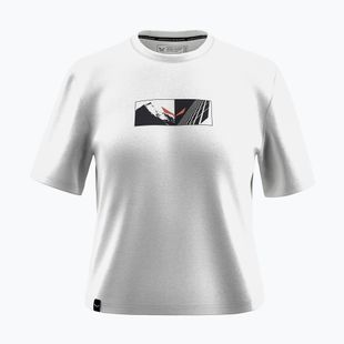 Salewa women's t-shirt Eagle Hybrid Loose optical white