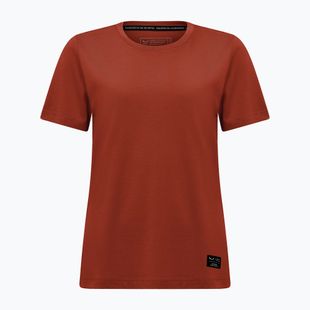 Salewa women's T-shirt Eagle Logo Patch 1980 etruscan red