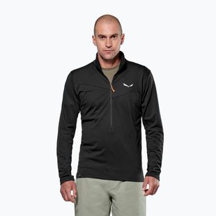 Men's trekking sweatshirt Salewa Puez Cammio Polarlite Half Zip Black Out
