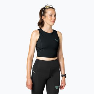 DYNAFIT Women's Running Shirt Trail Crop Top black out