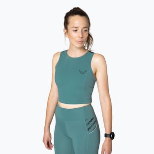 DYNAFIT Women's Running Shirt Trail Crop Top atlantic