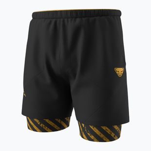 Men's DYNAFIT Trail 2IN1 running shorts black out tobacco
