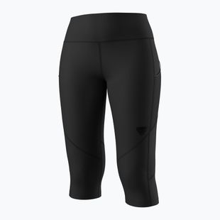 DYNAFIT Alpine 3/4 black out women's running leggings