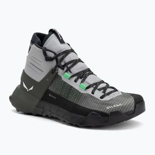 Men's Salewa Wildfire Nxt Mid GTX alloy / dark olive approach shoe