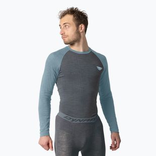 Men's thermal active sweatshirt DYNAFIT Tour Light Merino smoke blue