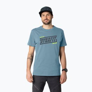 Men's T-shirt DYNAFIT Graphic CO smoke blue/tabloid
