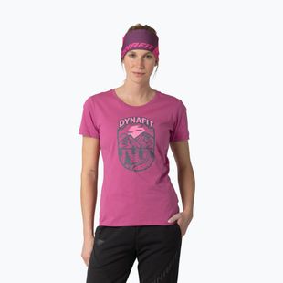 Women's T-shirt DYNAFIT Graphic Co magenta/horizon