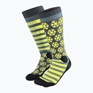 Ski socks DYNAFIT FT Graphic smoke blue