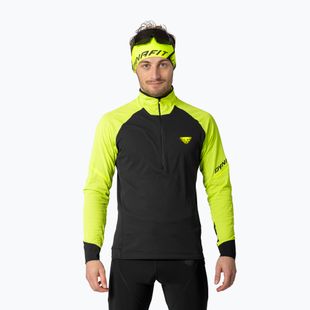 Men's running sweatshirt DYNAFIT Alpine 1/2 Zip Tee ultra yellow/0910