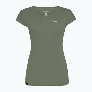 Women's T-shirt Salewa Puez Melange Dry faded green melange
