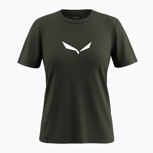 Women's T-shirt Salewa Solid Dry dark olive