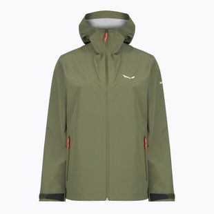 Women's rain jacket Salewa Puez Aqua 4 PTX 2.5L faded green