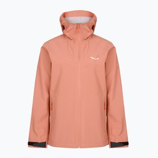 Women's rain jacket Salewa Puez Aqua 4 PTX 2.5L desert pink