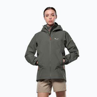 Women's rain jacket Salewa Puez GTX 3L Epe faded green