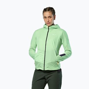 Women's wind jacket Salewa Pedroc Polarlite Wind Hood pastel green
