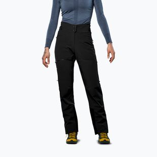 Women's trekking trousers Salewa Ortles Duratretch/Stormwall black out
