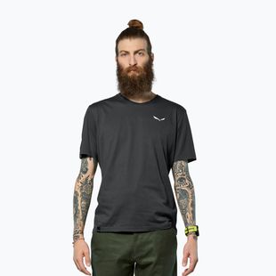 Men's T-shirt Salewa Eagle Vocab black out