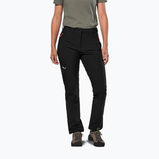 Women's softshell trousers Salewa Puez Dolomia 2 black out