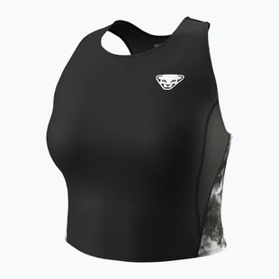Women's running top DYNAFIT Trail Crop Top black