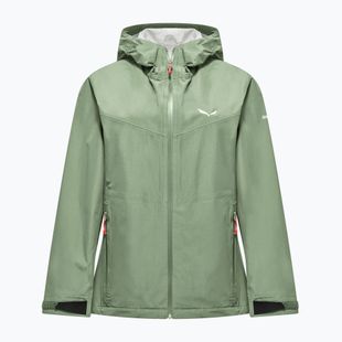 Women's rain jacket Salewa Puez Aqua 4 Ptx 2.5L pastel green