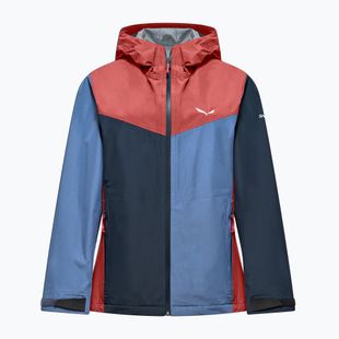 Women's rain jacket Salewa Puez Aqua 4 PTX 2.5L etruscan red/muli